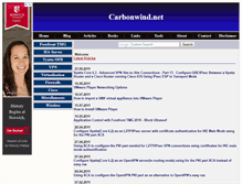Tablet Screenshot of carbonwind.net